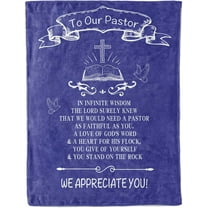 Unique Pastor Appreciation Gifts Blanket for Men, Throw Blanket Gifts for Pastor Men for Pastor Appreciation Day Gift