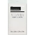 thumbnail image 1 of Unique Plastic Lined Paper Tablecloth, 108 X 54 in, White (Pack of 16), 1 of 1