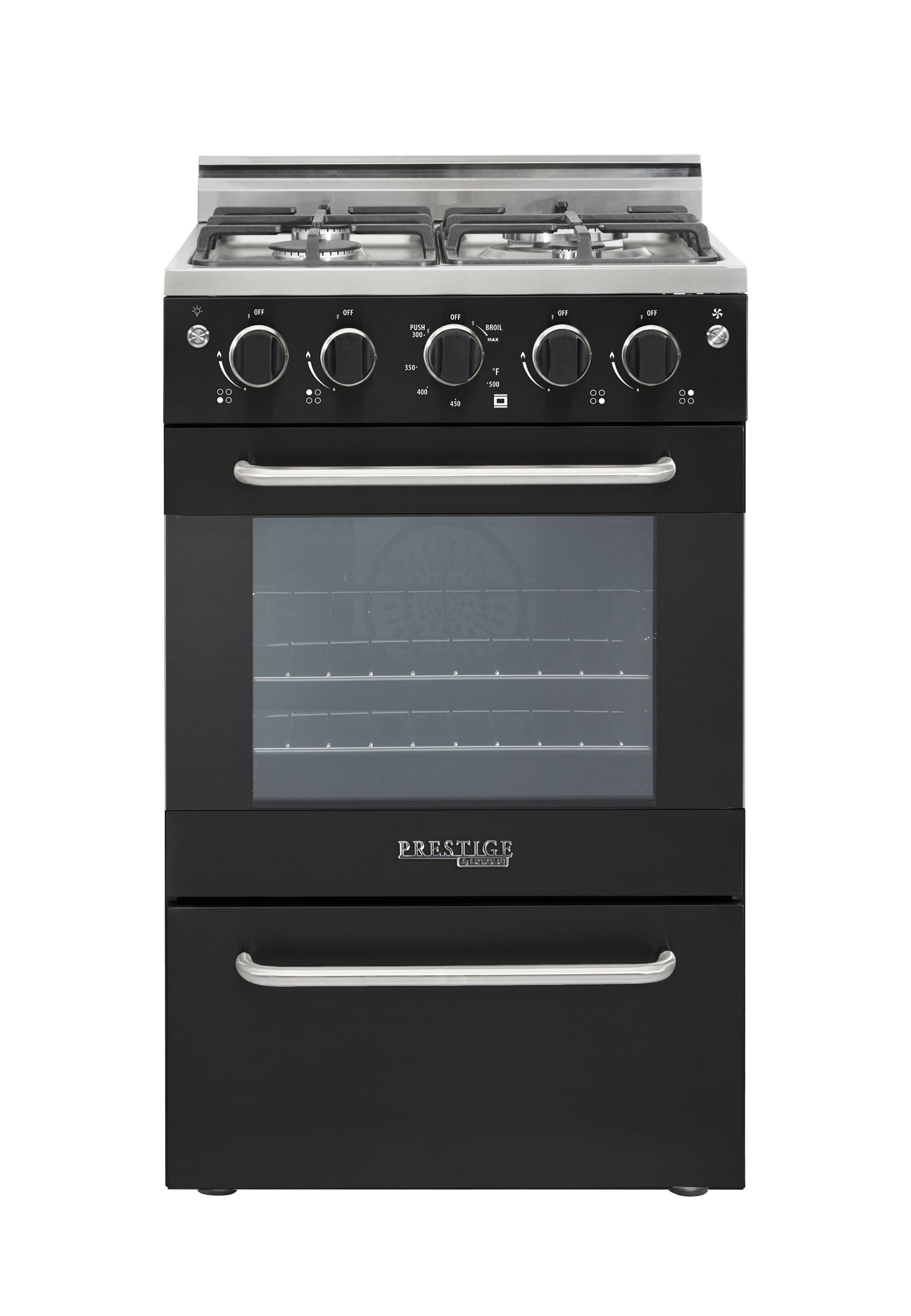 Unique Appliances UGP20VECSS 20 Inch Freestanding Electric Range with 4  Elements, 1.6 cu. ft. Oven Capacity, Storage Drawer, Manual Clean, Hot  Surface Indicator, Convection Fan, Oven Light, Waist-High Glass Top  Broiler, 2