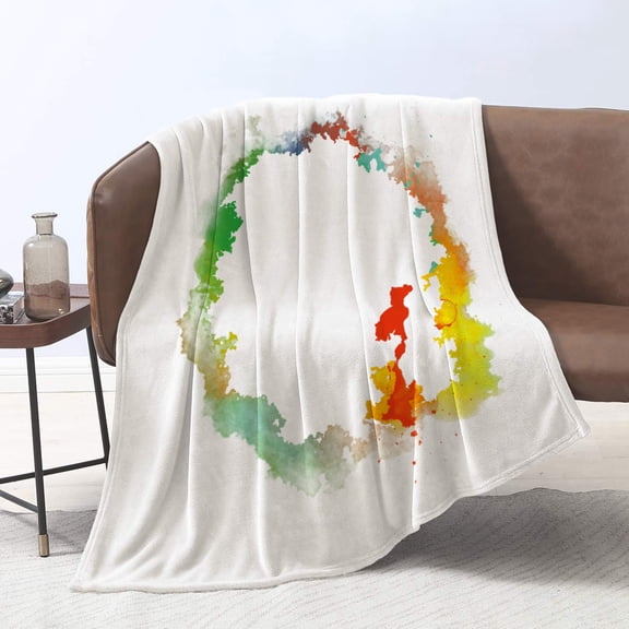 Unique Print Blanket Throw Comfortable Warm Velet Plush Fluffy Throw Blanket Perfect Gift for Couch Sofa or Bed 50"(Width) x 80"(Length)