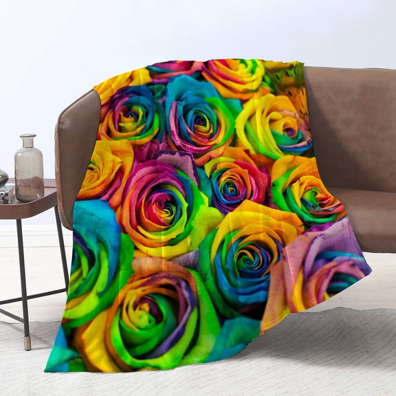 Unique Print Blanket Throw Comfortable Warm Velet Plush Fluffy Throw Blanket Perfect Gift for Couch Sofa or Bed 50"(Width) x 80"(Length)