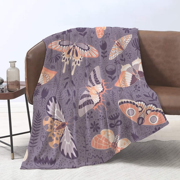 Unique Print Blanket Throw Comfortable Warm Velet Plush Fluffy Throw Blanket Perfect Gift for Couch Sofa or Bed 50"(Width) x 80"(Length)