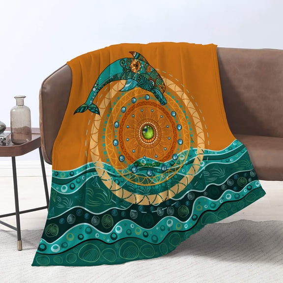 Unique Print Blanket Throw Comfortable Warm Velet Plush Fluffy Throw Blanket Perfect Gift for Couch Sofa or Bed 50"(Width) x 80"(Length)