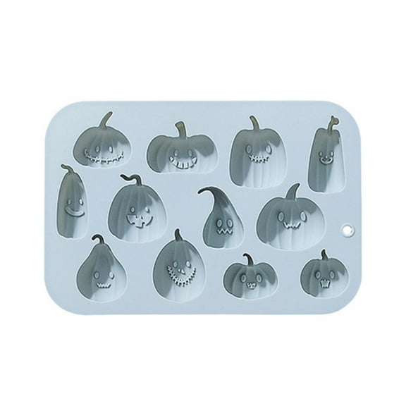 Unique Pumpkin Silicone Fondant Mold Halloween Cupcake Chocolate Candy Mold Cake Decorating Tool Party Supply Baking
