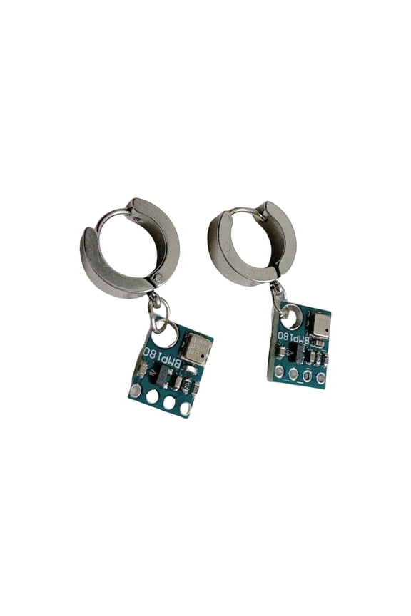 Unique Punk Styles Earrings Alien Circuit Earrings Perfect for Parties Festivals and Science Fiction Conventions