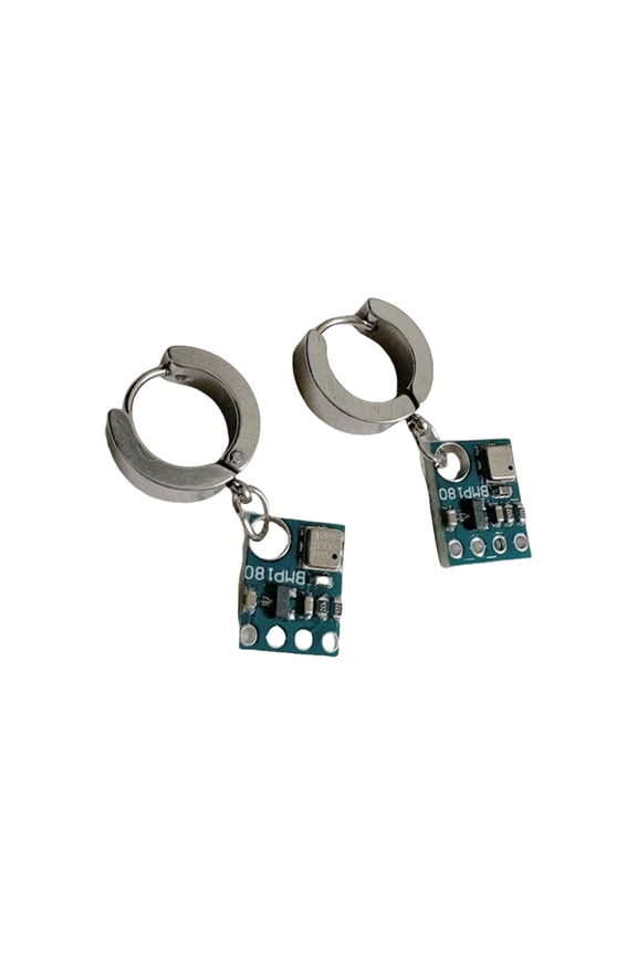 Unique Punk Styles Earrings Alien Circuit Earrings Perfect for Parties Festivals and Science Fiction Conventions