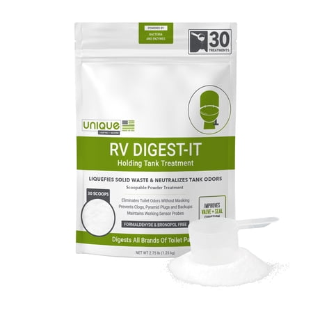 Unique RV Digest-It Holding Tank Treatment (30 Powder Treatments)