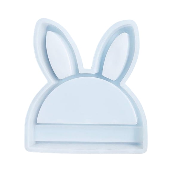 Unique Rabbit Head Shape Mold Innovative Ornament Moulds for Crafting Enthusiasts Hand-Making Resin or Plaster Projects