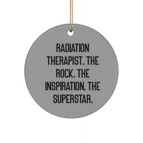 Unique Radiation Therapist Gifts, Radiation.., Brilliant Circle Ornament for Colleagues, Christmas Ornament from Colleagues, Birthday Circle Ornament Gift Ideas, Personalized Birthday Circle Ornament