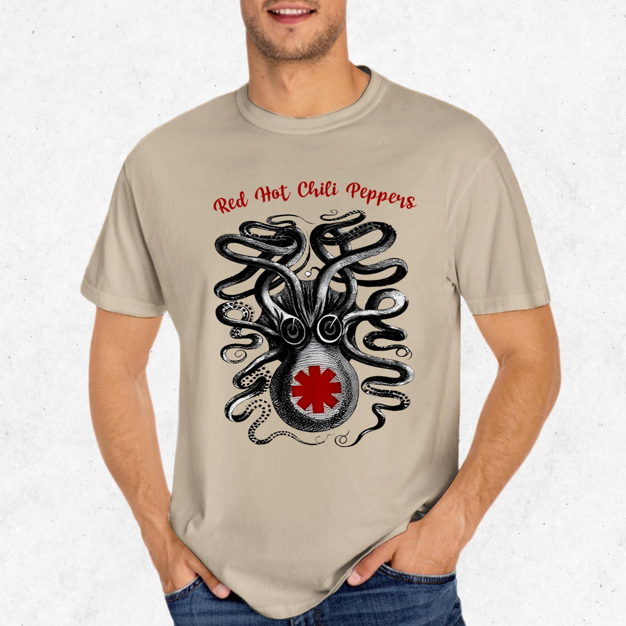 Unique Red Hot Chili Peppers Octopus T-Shirt - Must-Have for Fans 