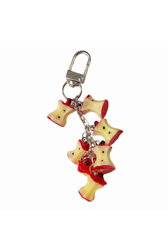 Unique Retro Apples Key Ring Handmade Keychain Suitable For School And Offices