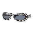 thumbnail image 1 of Unique Retro Convex Narrow Oval Luxury Designer Plastic Sunglasses Slate Tortoise - Black, 1 of 4