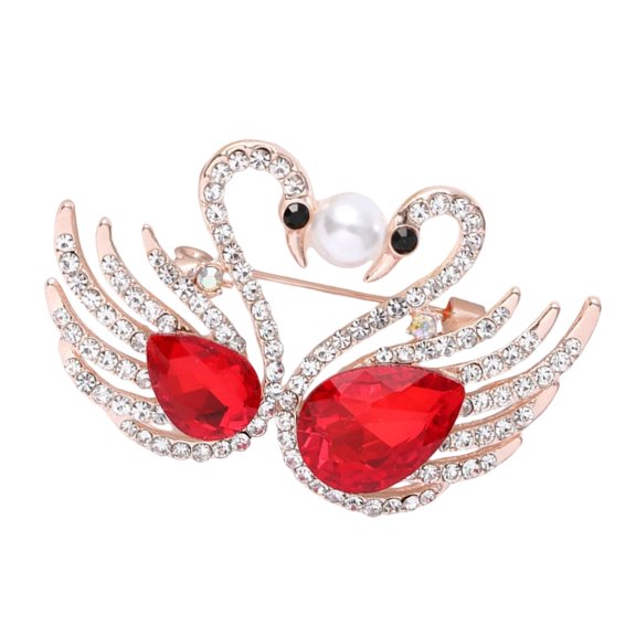 Unique Rhinestones Bird Brooches Elegant Party Accessories Elegant Pins Alloy Texture for Enhancing Outfit Charm