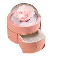 thumbnail image 1 of Unique Ring Box Preserved Flower Ring Box Velvet Jewelry Gift Box with Magnet Closure for Valentine's Day Engagement Proposal Preserved Flower Jewelry, 1 of 8