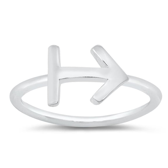 Unique Ring Zodiac Sagittarius .925 Sterling Silver Band Jewelry Female Male Unisex Size 5