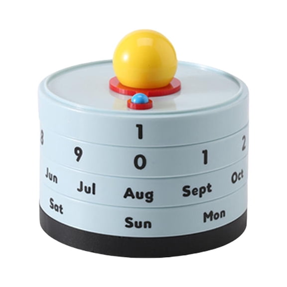Unique Rotating Date Calendar Display Perfect For Modern Home Decoration