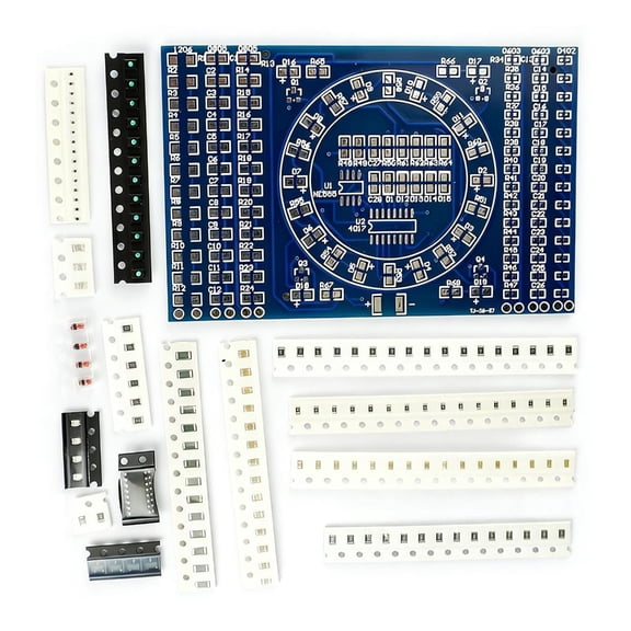 Unique Rotating LED Light DIY Kit With Full Schematic Diagram Included for Skill