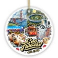 thumbnail image 1 of Unique San Francisco Handcrafted Ceramic Ornament, California Souvenir and Christmas Gift, 1 of 6