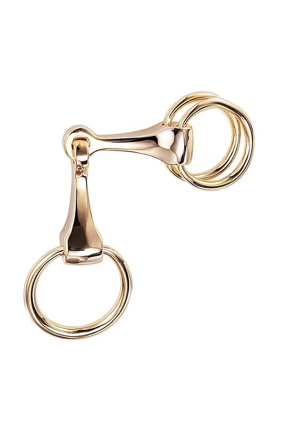 Unique Scarf Clip with Horse Bit Detailing Exquisite Shawls Fastener Brooch Elegant Scarf Clip Stylish Scarves Accessory