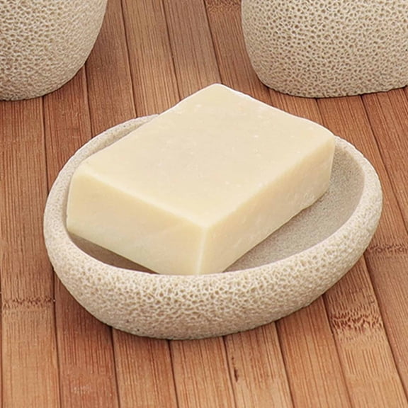 Unique Sea Sponge Inspired Soap Dish - Elegant Bathroom & Kitchen Accessory, Durable Bar Soap Holder with Oceanic Design - Perfect for Family Use & Natural Home Decor