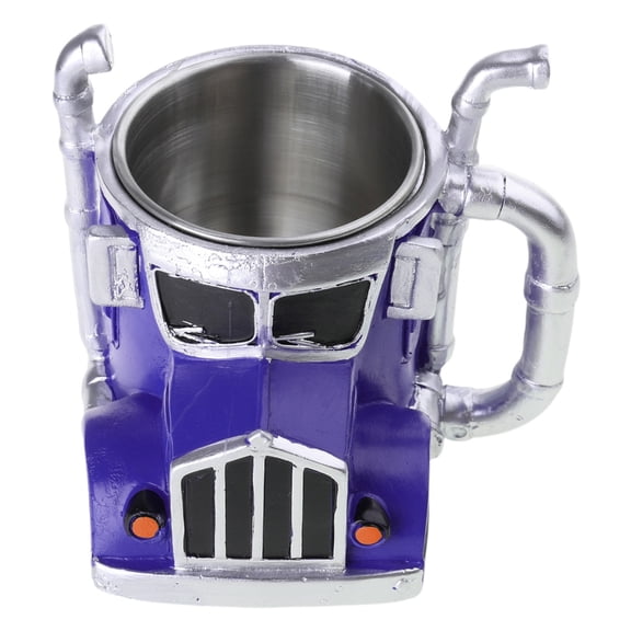 Unique Semi Trailer Truck Mug 12oz Resin Water Cup for Coffee Lover Gift
