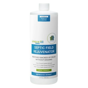 Unique Septic Field Rejuvenator Liquid, Restores Backed Up Leach Fields Without Digging (32 oz)