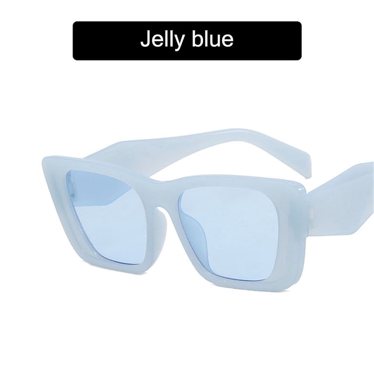 Oversized Unisex Jelly Sunglasses 525 Fashion Jelly Color Oversized Sunglasses - Vintage Style main image 4