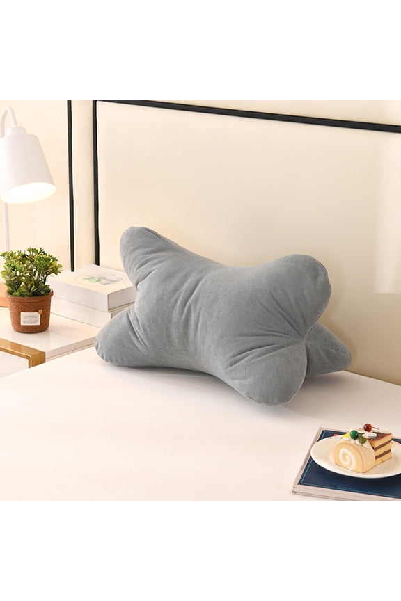 Unique Shaped Pillow - Neck & Cervical Pillows Dog Bone Shaped Travel Neck Pillows For Car Home and Office Rest - Comfort Head Rest Support Neck Chiropractic Pillow -Navy
