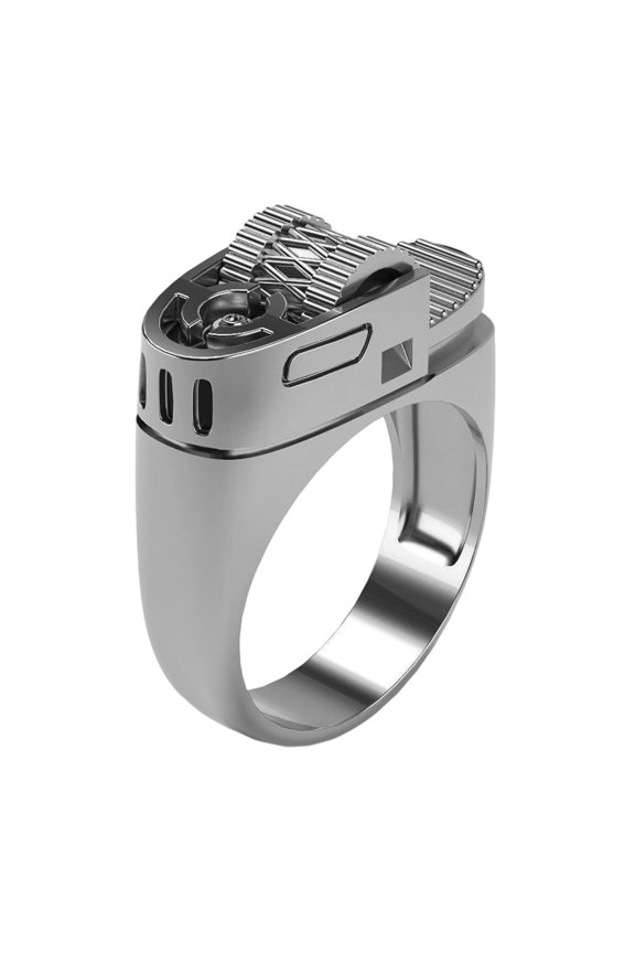 Unique Shaped Ring Creative Fashion Jewelry Accessories Statement Piece For Men Women Daily Wear metal C 5cm All Season