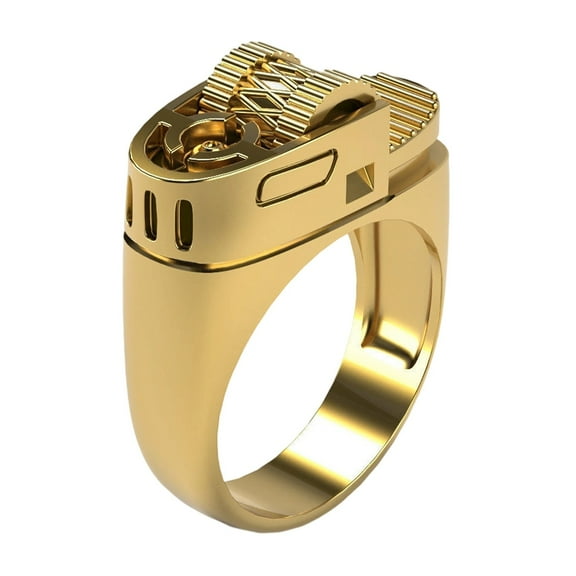 Unique Shaped Ring For Men Women Fashion Punk Gothic Jewelry Accessories Statement Piece Idea