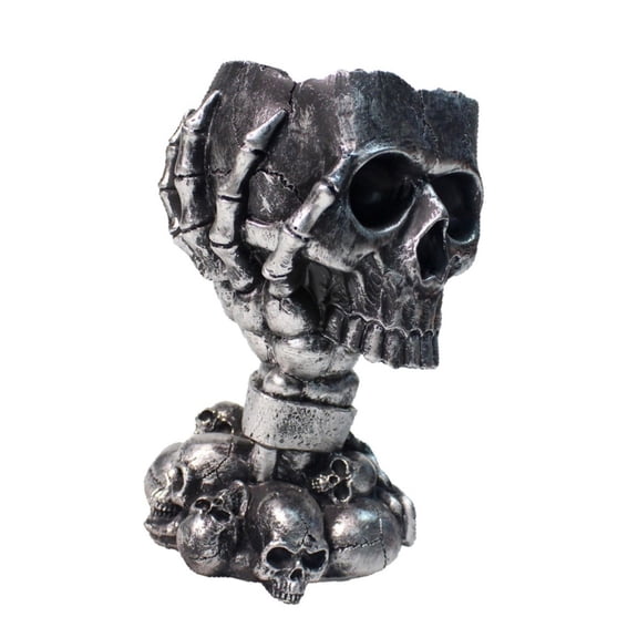 Unique Skeleton Hand Resin Flower Pot Plant Container Home Office 11x10x17cm