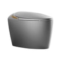 thumbnail image 1 of Unique Smart Toilet with Bidet Built In, Intelligent One Piece Toilet For Modern Bathroom, Auto Open/Close Seat, Foot Sensor, LED Display,Night Light, Warm Water & Dryer,Grey, 1 of 9