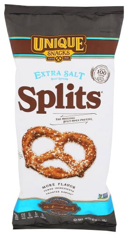 Unique Snacks Unique Pretzels Extra Salt Pretzel Splits, Homestyle