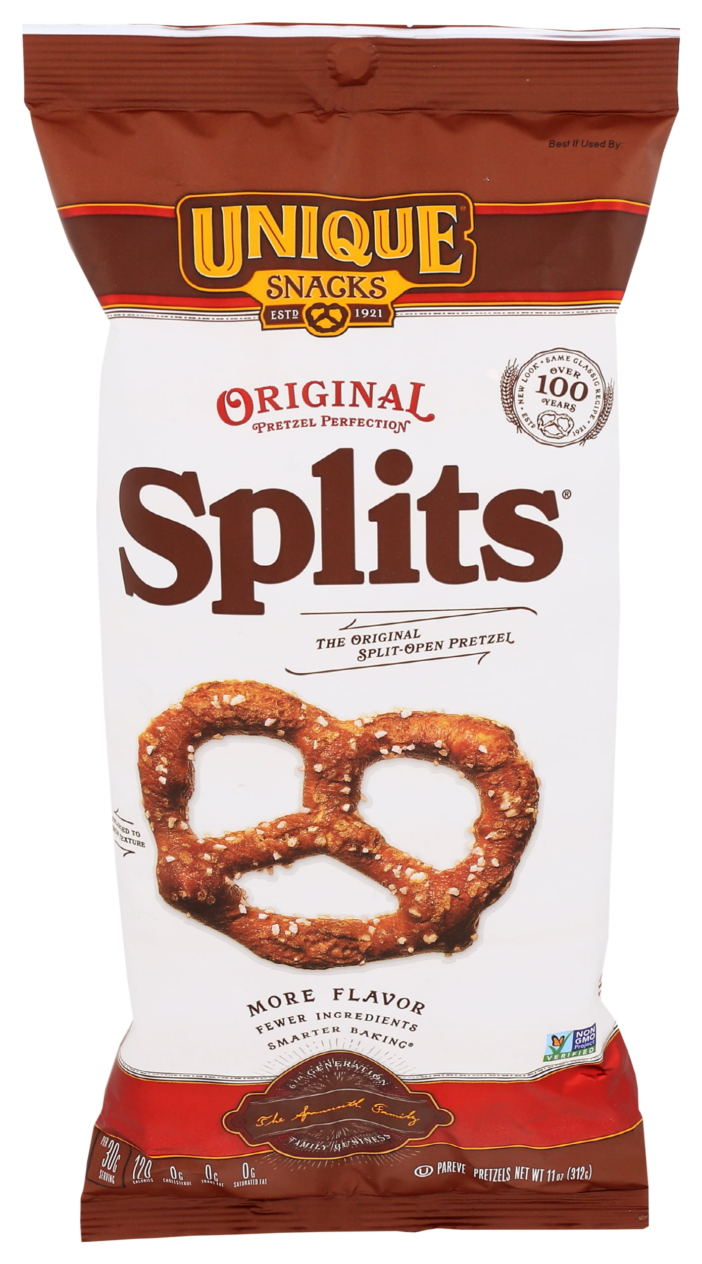 Unique Snacks Unique Pretzels Original Splits Pretzels, Delicious