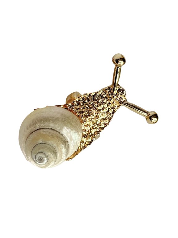 Unique Snail Shaped Shell Rings Beach Resort Jewelry With Alloy Materials for Casual Wear and Parties