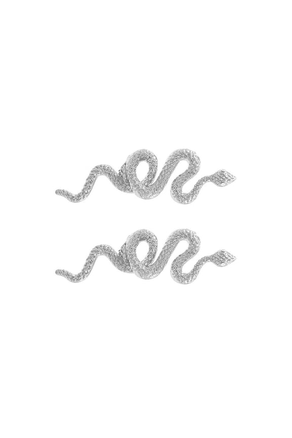 Unique Snake Earrings Punk Ear Studs Comfortable Earrings Piercing Ear Jewelry Alloy Texture for Fashion Individuals