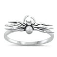 thumbnail image 1 of Unique Spider Ring .925 Oxidized Sterling Silver Band Jewelry Female Male Unisex Size 5, 1 of 4