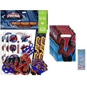 Unique Spiderman Super Hero Party Favors Bundle, 48 Pieces