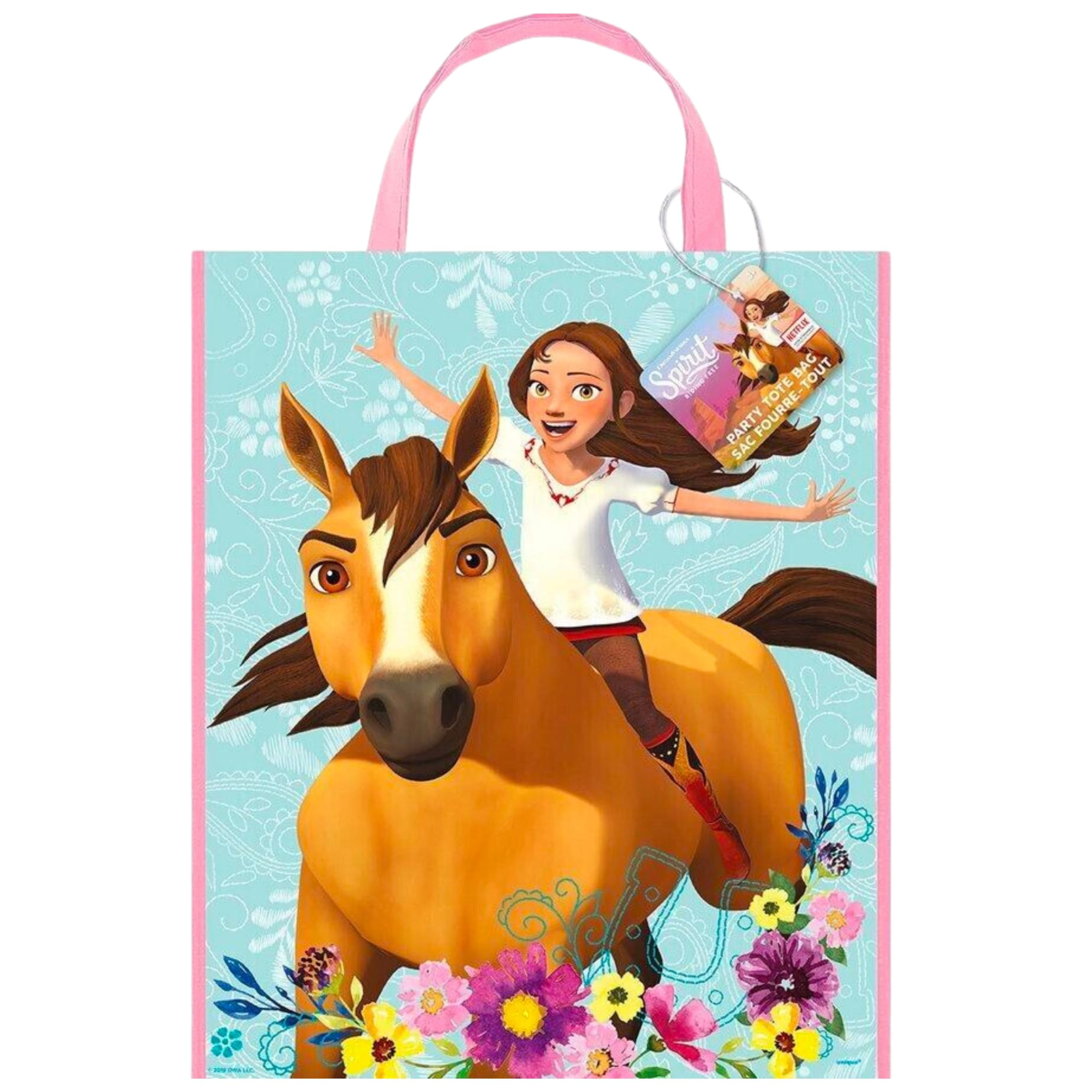 DREAMWORKS SPIRIT RIDING FREE Unique Spirit Riding Free Party Tote Bag 13" x 11", 1 Ct., Multi