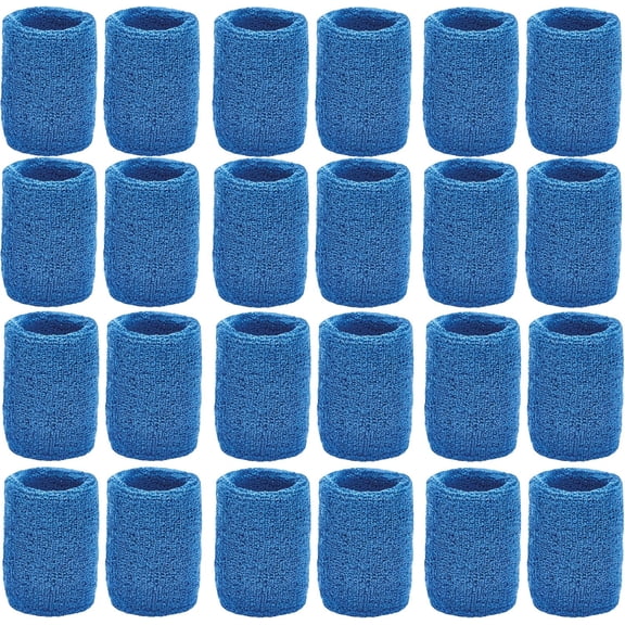 Unique Sports Athletic Performance Team Pack of 24 Wristbands (12 Pair)