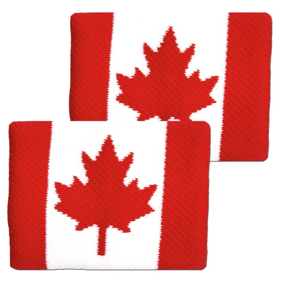 Unique Sports Flag Wristbands - Canada