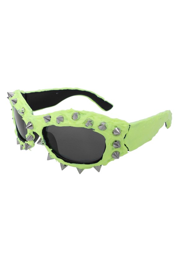 Unique Sporty Sunglass Trendsetters for Vacation Dress Rivets Frame Rock Shades Rivets Frame for Women and Teens