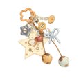 thumbnail image 1 of Unique Star Dog Bowknot Pendant Keyring Lovely Charm Key Holder Decoration Gift For Teens Best Friend, 1 of 9