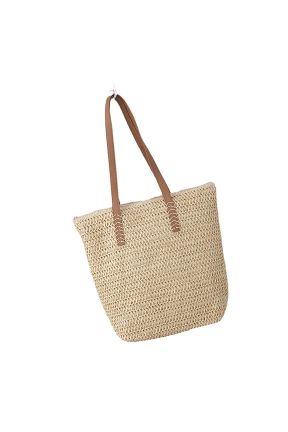 Unique Straw Shoulder Bag for Women Lightweight and Practical Underarm Bags Handbag for Beach Pool and Daily Activities