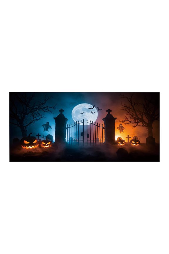 A Unique Style Halloween Garage Banner Instantly Enhances The Of Your Halloween Party And Becomes The Focus Of Everyone's Attention. Don't Miss It! Flag Vol 3 Star Flag Table Runners 72 Inches Long