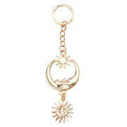 Unique Sun Keychain Bag Pendant Stylish Heart Keyring Pendant Bag Charm Metal Suitable for Bag Key