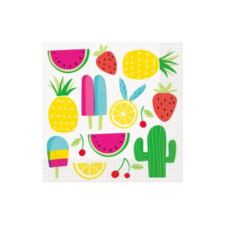 Unique Sweet Succulent Luncheon Napkins 16pc