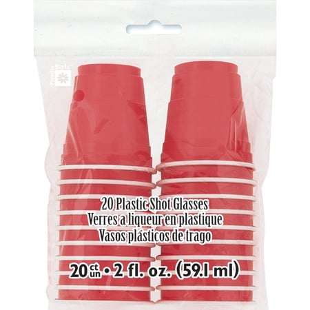 Unique Tableware, 2 oz, Red