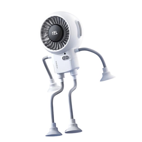 Unique Themed Cooling Device With Type C Charging Multiple Air Levels Foldable For Computer Study Area