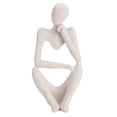 thumbnail image 1 of Unique Thinking Figure Model Ornament Exquisite Hand-Made Resin Figurines Craft Gift Home Decoration, 1 of 8